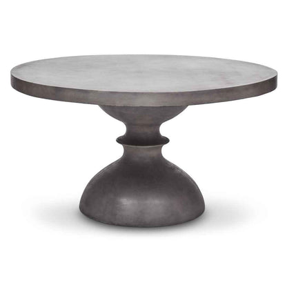 5' ROUND CONCRETE SPINDLE DINING TABLE