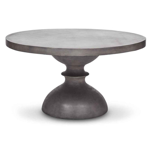 5' ROUND CONCRETE SPINDLE DINING TABLE