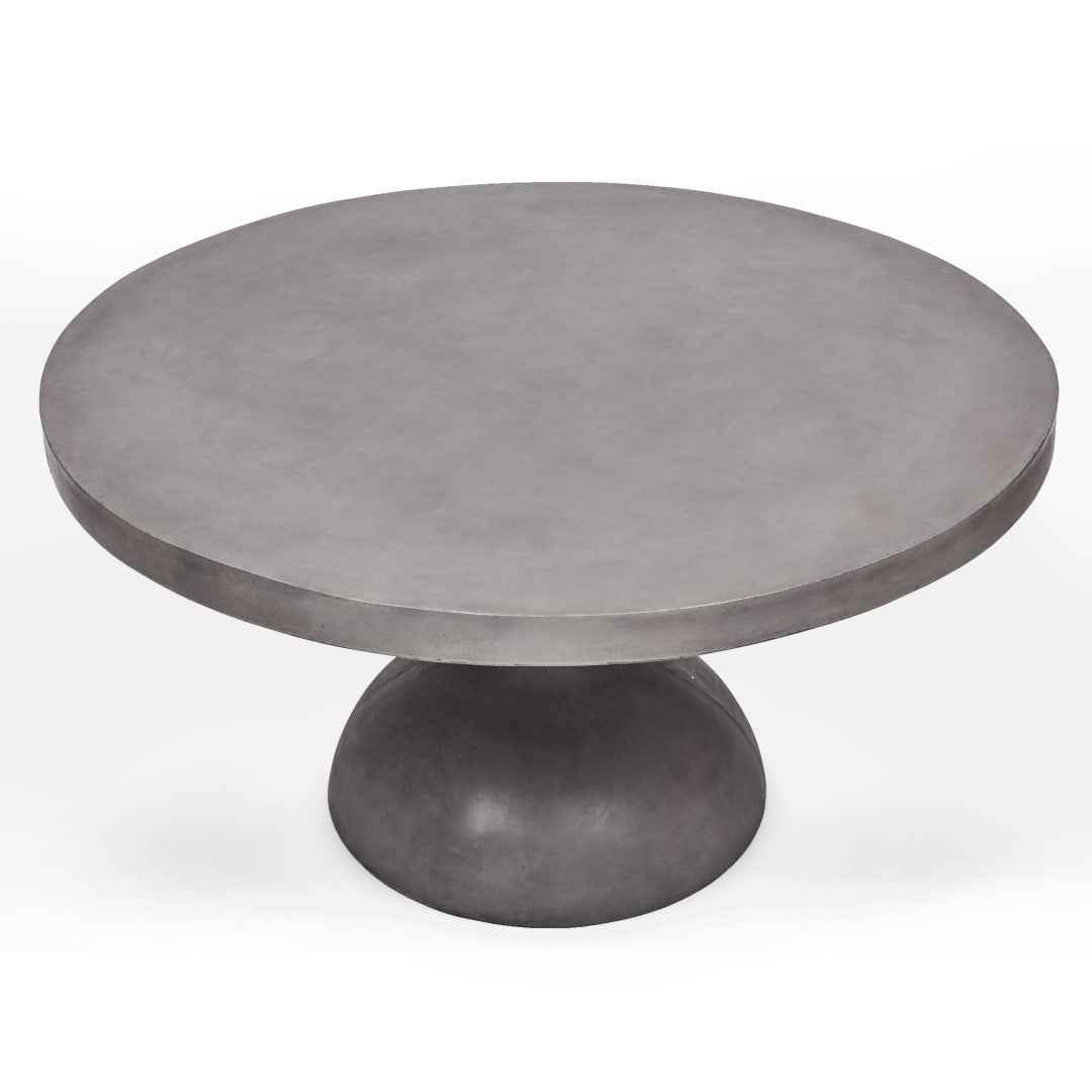 5' ROUND CONCRETE SPINDLE DINING TABLE