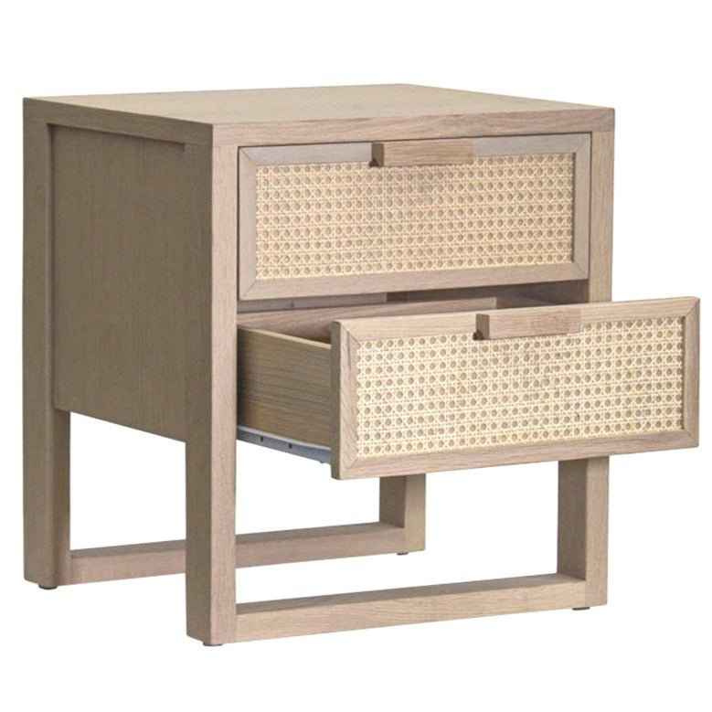 VIENNA 2 DRAWER (BED)SIDE TABLE / 2 COLOR OPTIONS
