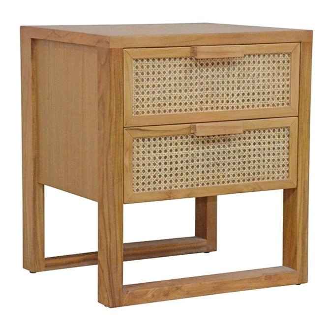 VIENNA 2 DRAWER (BED)SIDE TABLE / 2 COLOR OPTIONS