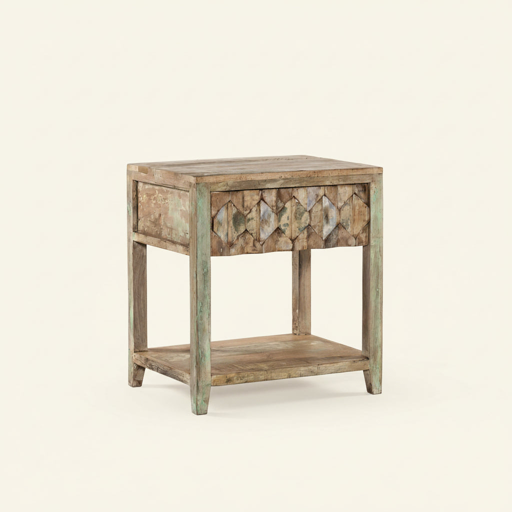 VINTAGE PAINTED NIGHTSTAND