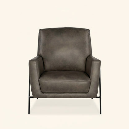 WALKER LEATHER ARM CHAIR: ANKUR METEOR