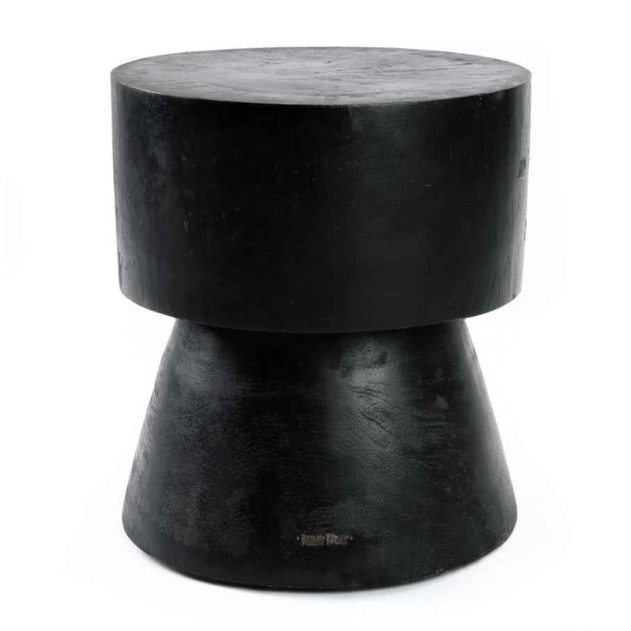 WARMI SIDE TABLE + STOOL | BLACK