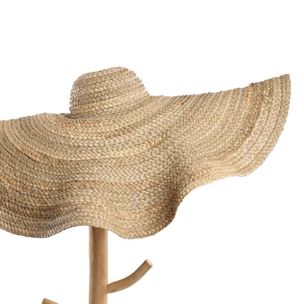 WATER HYACINTH OVERSIZED LOLITA HAT | NATURAL