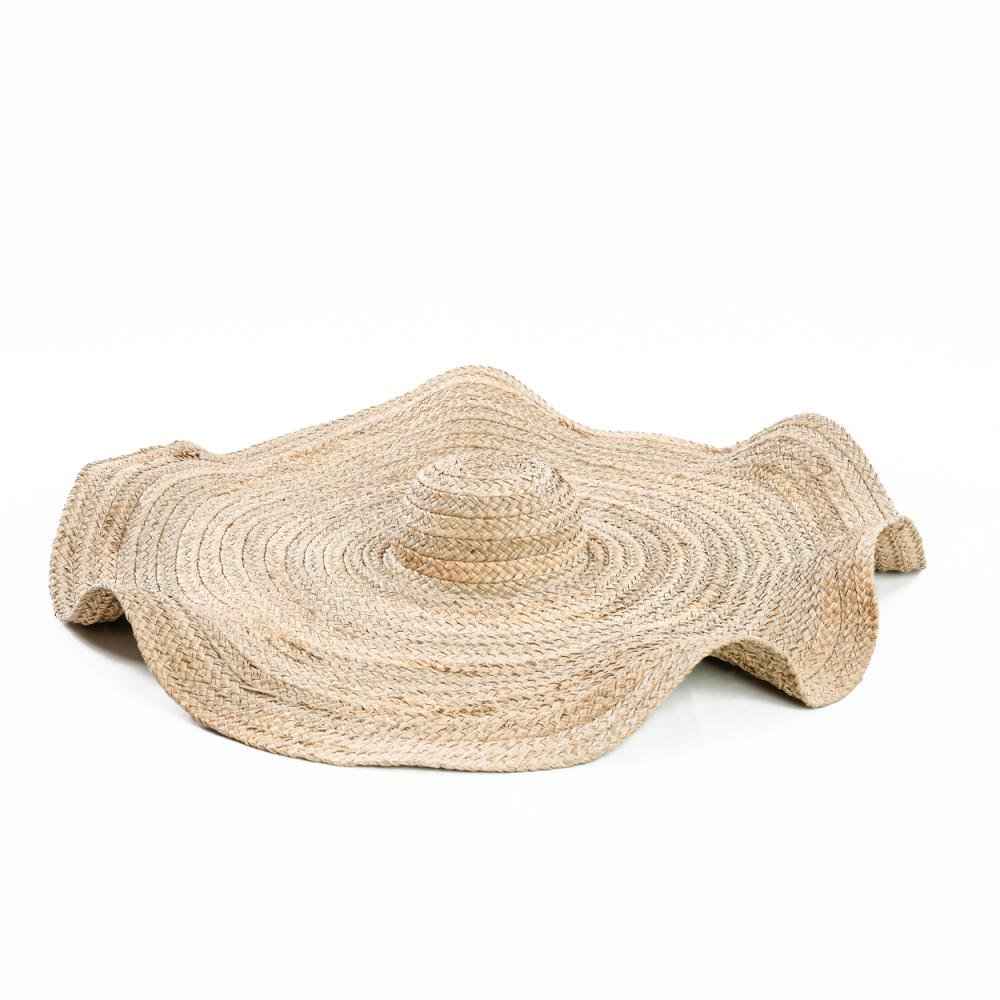WATER HYACINTH OVERSIZED LOLITA HAT | NATURAL