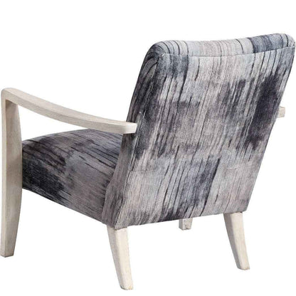 WATERCOLOR CHENILLE ARM CHAIR