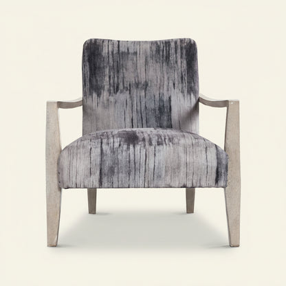 WATERCOLOR CHENILLE ARM CHAIR