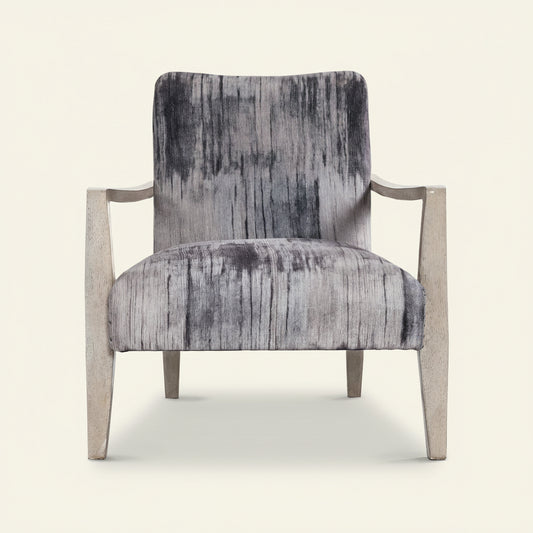 WATERCOLOR CHENILLE ARM CHAIR