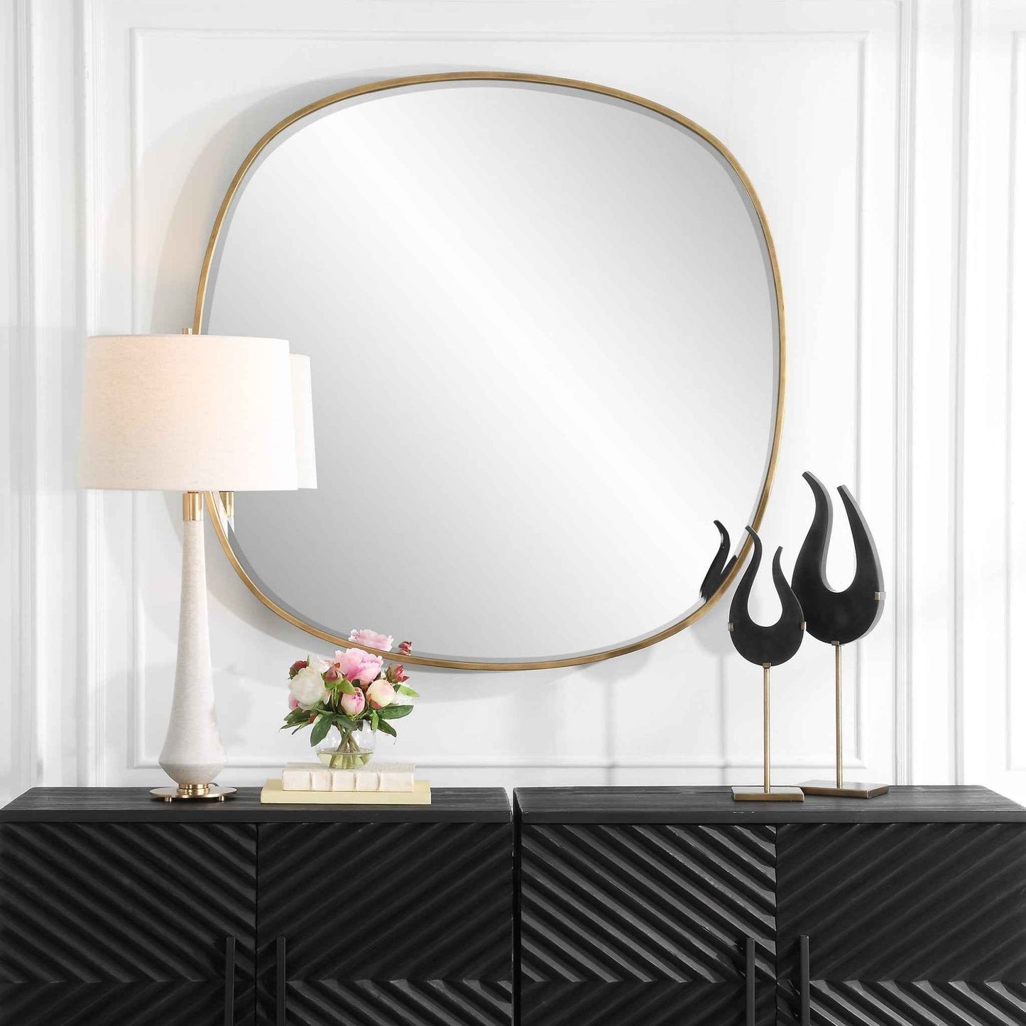 WEBSTER ANTIQUE GOLD MIRROR