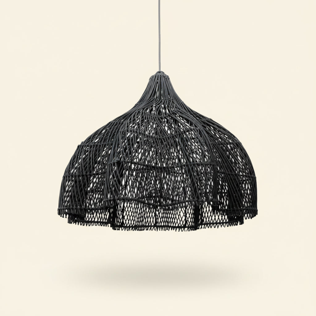 WHIPPED PENDANT SHADE | BLACK