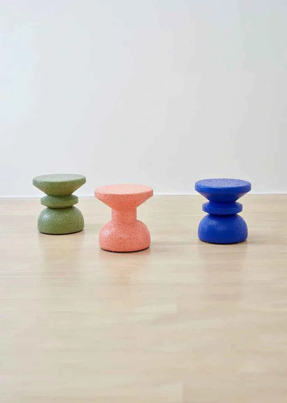 CORK STOOL +SIDE TABLE | VARIOUS COLORS