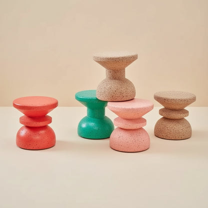 CORK STOOL +SIDE TABLE | VARIOUS COLORS