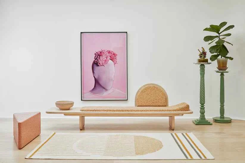 CORK TRIANGULAR SEAT +TABLE | VARIOUS COLORS