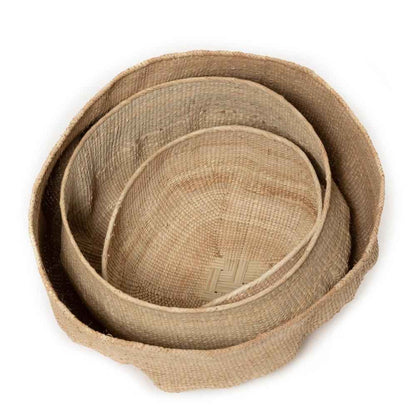 WONKY BASKETS | FAIR TRADE | NATURAL | 3 SIZES