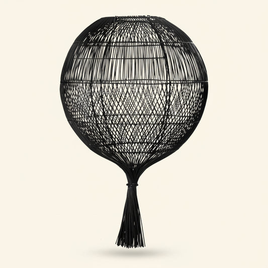 WONTON PENDANT-FLOOR SHADE / BLACK