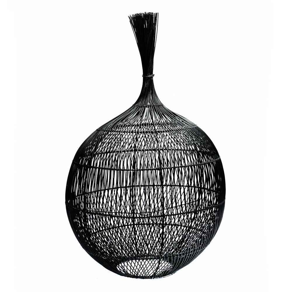 WONTON PENDANT-FLOOR SHADE / BLACK