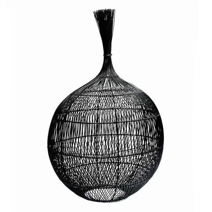 WONTON PENDANT-FLOOR SHADE / BLACK
