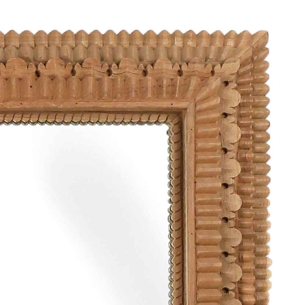 Carved Temple Mirror Rectangle