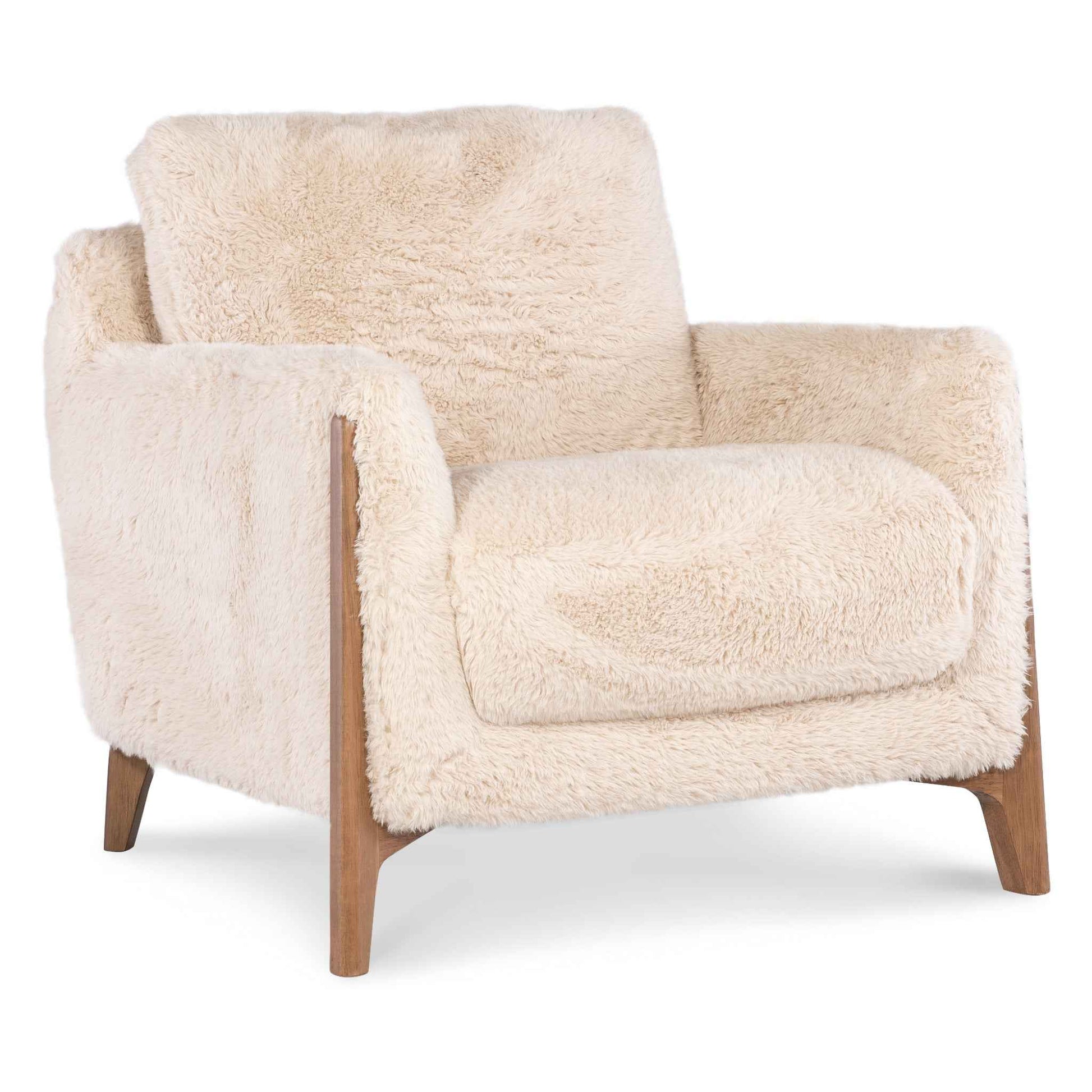 YAKETY-YAK SHEARLING ARM CHAIR