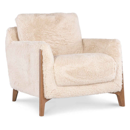 YAKETY-YAK SHEARLING ARM CHAIR