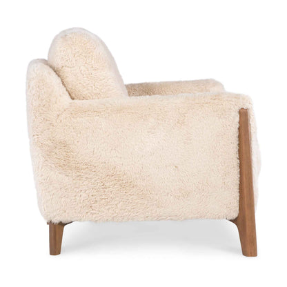 YAKETY-YAK SHEARLING ARM CHAIR