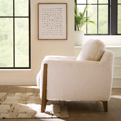 YAKETY-YAK SHEARLING ARM CHAIR