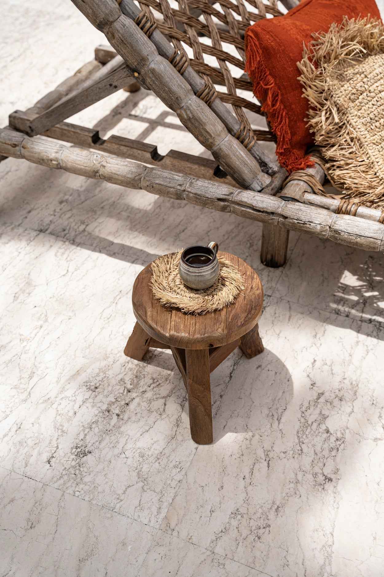 YATAI STOOL +SIDE TABLE | RECLAIMED TEAK | IN-OUTDOORS | 3 SIZES