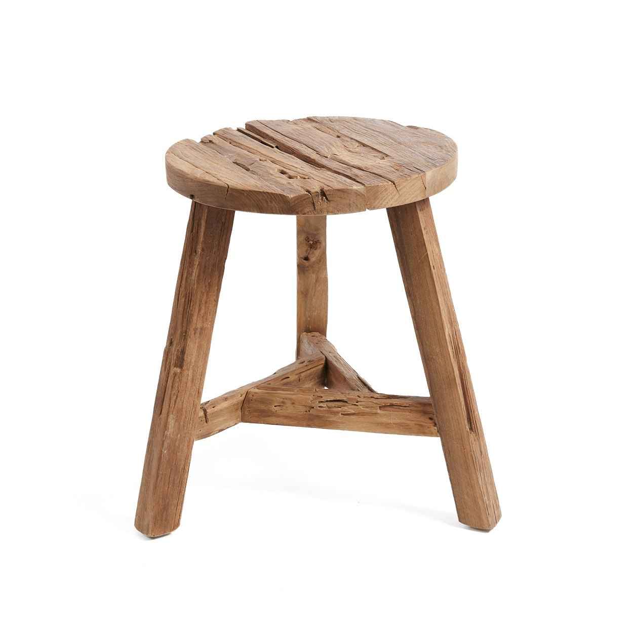 YATAI STOOL +SIDE TABLE | RECLAIMED TEAK | IN-OUTDOORS | 3 SIZES