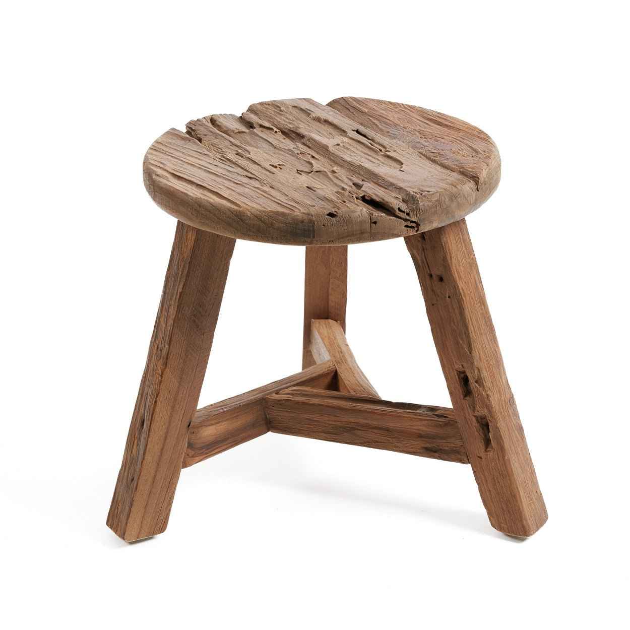 YATAI STOOL +SIDE TABLE | RECLAIMED TEAK | IN-OUTDOORS | 3 SIZES