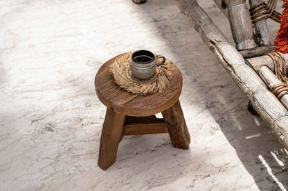 YATAI STOOL +SIDE TABLE | RECLAIMED TEAK | IN-OUTDOORS | 3 SIZES