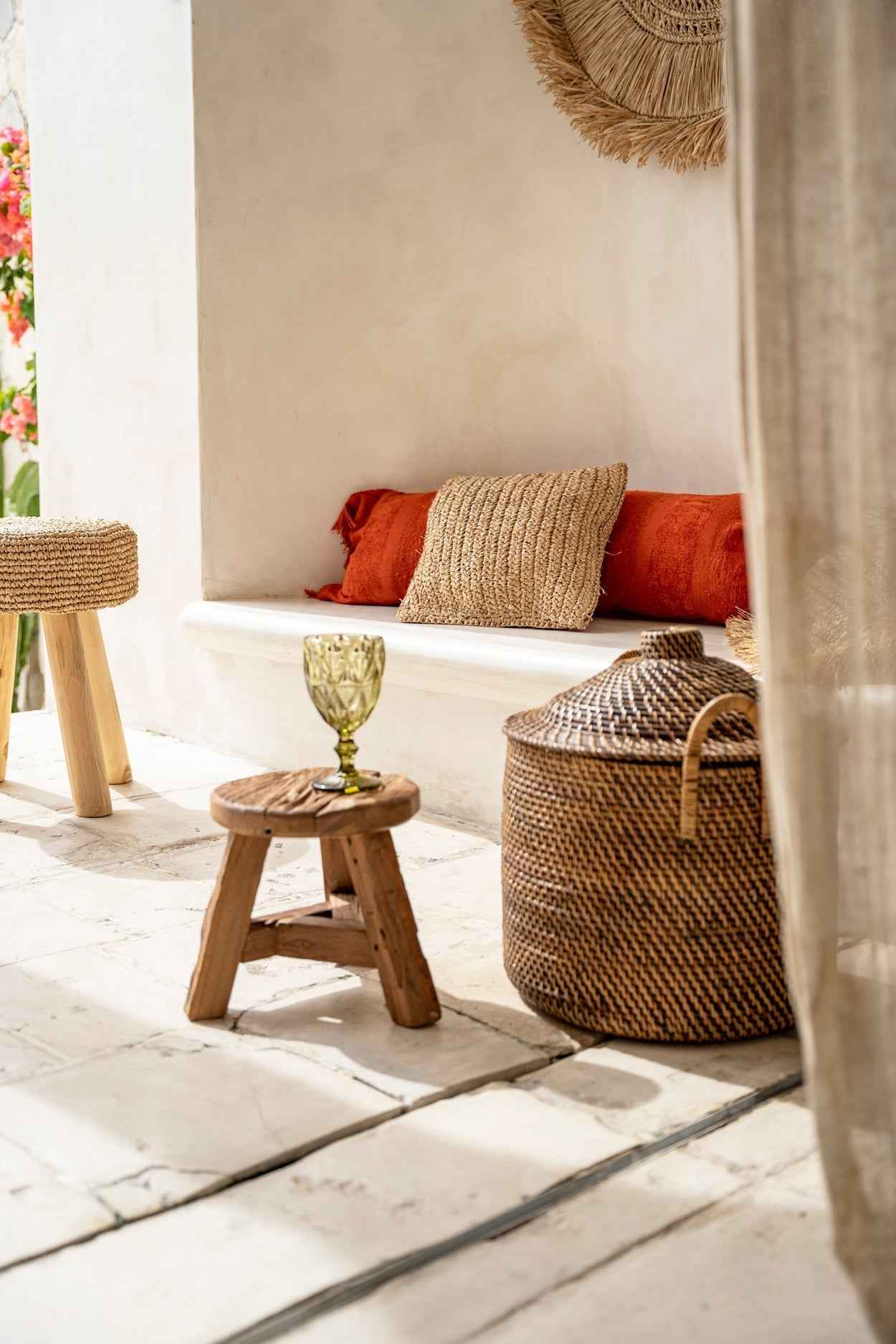 YATAI STOOL +SIDE TABLE | RECLAIMED TEAK | IN-OUTDOORS | 3 SIZES