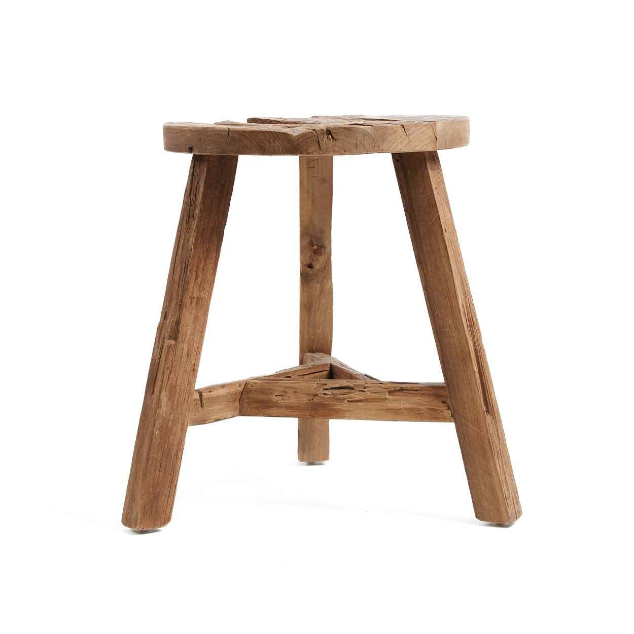YATAI STOOL +SIDE TABLE | RECLAIMED TEAK | IN-OUTDOORS | 3 SIZES