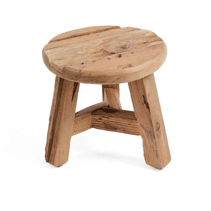 YATAI STOOL +SIDE TABLE | RECLAIMED TEAK | IN-OUTDOORS | 3 SIZES