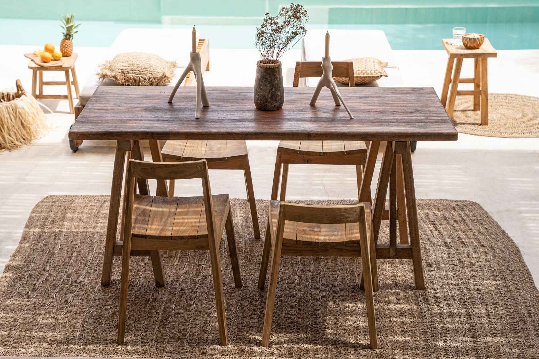 YDRA DINING CHAIR | RECLAIMED TEAK | IN-OUTDOORS